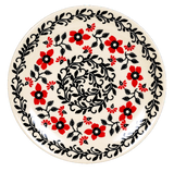 Plate, Round, Dessert, 7.25" in "Scarlet Garden" by Manufaktura | T131T-KK01