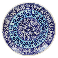 A picture of a Polish Pottery 7.25" Dessert Plate (Tide Pool) | T131T-KMM as shown at PolishPotteryOutlet.com/products/725-dessert-plate-tide-pool