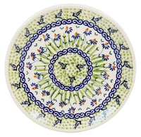 A picture of a Polish Pottery 7.25" Dessert Plate (Riverbank) | T131T-MC15 as shown at PolishPotteryOutlet.com/products/7-25-dessert-plate-riverbank