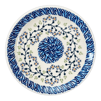 A picture of a Polish Pottery 7.25" Dessert Plate (Baby Blue Eyes) | T131T-MC19 as shown at PolishPotteryOutlet.com/products/7-25-dessert-plate-baby-blue-eyes-t131t-mc19