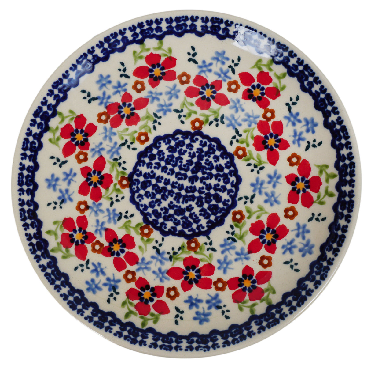 Plate, Round, Dessert, 7.25" in "Summer Bouquet" by Manufaktura | T131T-MM01