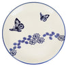 Polish Pottery 7.25" Dessert Plate (Butterfly Garden) | T131T-MOT1 at PolishPotteryOutlet.com
