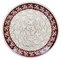 A picture of a Polish Pottery 7.25" Dessert Plate (Merlot Thicket) | T131T-P352 as shown at PolishPotteryOutlet.com/products/7-25-dessert-plate-merlot-thicket