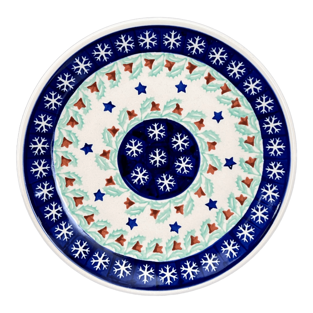 Plate, Round, Dessert, 7.25" in "Starry Wreath" by Manufaktura | T131T-PZG