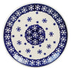 Polish Pottery 7.25" Dessert Plate (Snow Drift) | T131T-PZ at PolishPotteryOutlet.com