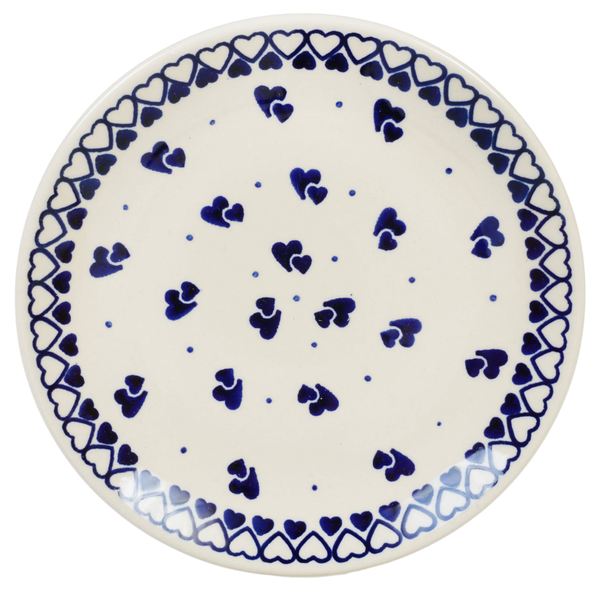 Plate, Round, Dessert, 7.25" in "Heart-2-Heart" by Manufaktura | T131T-SE