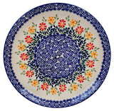 Plate, Round, Dinner, 10" in "Flower Power" by Manufaktura | T132T-JS14