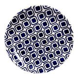Plate, Round, Dessert, 7.25" in "Navy Retro" by Manufaktura | T131U-601A