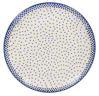 A picture of a Polish Pottery 7.25" Dessert Plate (Misty Blue) | T131U-61A as shown at PolishPotteryOutlet.com/products/725-dessert-plate-misty-blue