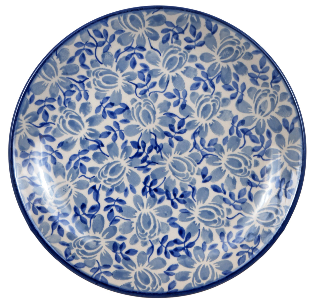 Plate, Round, Dessert, 7.25" in "English Blue" by Manufaktura | T131U-AS53