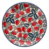 Polish Pottery 7.25" Dessert Plate (Strawberry Fields) | T131U-AS59 at PolishPotteryOutlet.com