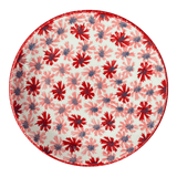 Plate, Round, Dessert, 7.25" in "Scarlet Daisy" by Manufaktura | T131U-AS73