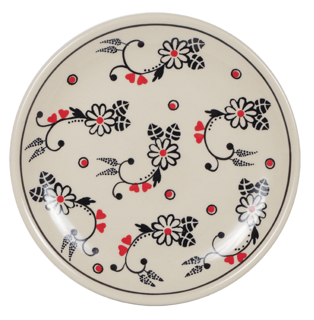 Plate, Round, Dessert, 7.25" in "Night Garden" by Manufaktura | T131U-BL02