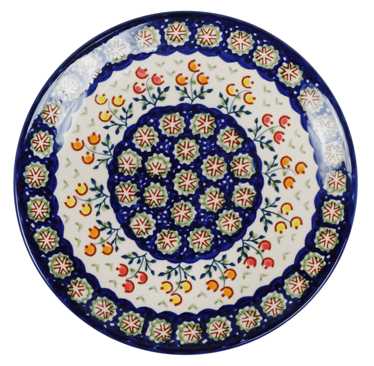 Plate, Round, Dessert, 7.25" in "Floral Spray" by Manufaktura | T131U-DSO