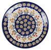 Polish Pottery Plate, Round, Dessert, 7.25" in "Floral Spray" by Manufaktura | T131U-DSO at PolishPotteryOutlet.com