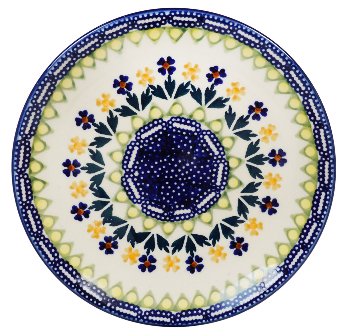 Plate, Round, Dessert, 7.25" in "Garden Glory" by Manufaktura | T131U-DST