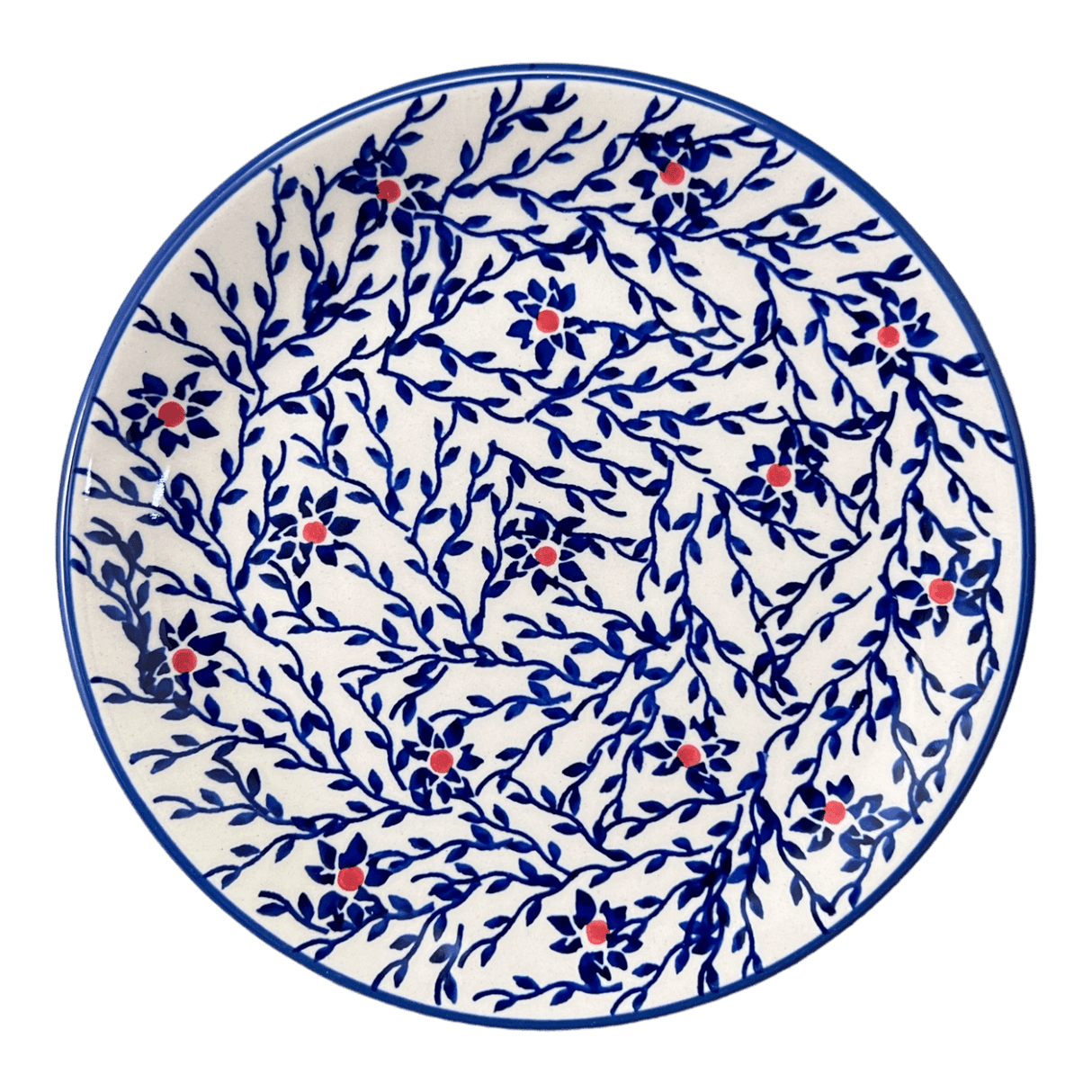 Plate, Round, Dessert, 7.25" in "Blue Canopy" by Manufaktura | T131U-IS04