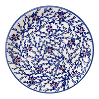 A picture of a Polish Pottery 7.25" Dessert Plate (Blue Canopy) | T131U-IS04 as shown at PolishPotteryOutlet.com/products/7-25-dessert-plate-blue-canopy-t131u-is04