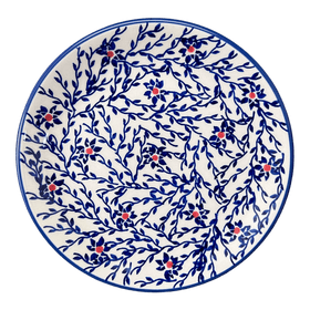 Polish Pottery 7.25" Dessert Plate (Blue Canopy) | T131U-IS04 Additional Image at PolishPotteryOutlet.com