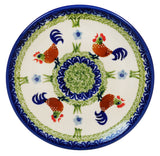 Plate, Round, Dessert, 7.25" in "Chicken Dance" by Manufaktura | T131U-P320