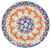Polish Pottery 7.25" Dessert Plate (Ring Around the Rosie) | T131U-P321 at PolishPotteryOutlet.com