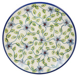 Plate, Round, Dessert, 7.25" in "Periwinkle Vine" by Manufaktura | T131U-TAB1