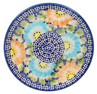 A picture of a Polish Pottery 7.25" Dessert Plate (Fiesta) | T131U-U1 as shown at PolishPotteryOutlet.com/products/725-dessert-plate-fiesta