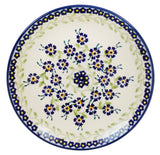 Plate, Round, Dessert, 7.25" in "Blue Clematis" by Manufaktura | T131U-VB03
