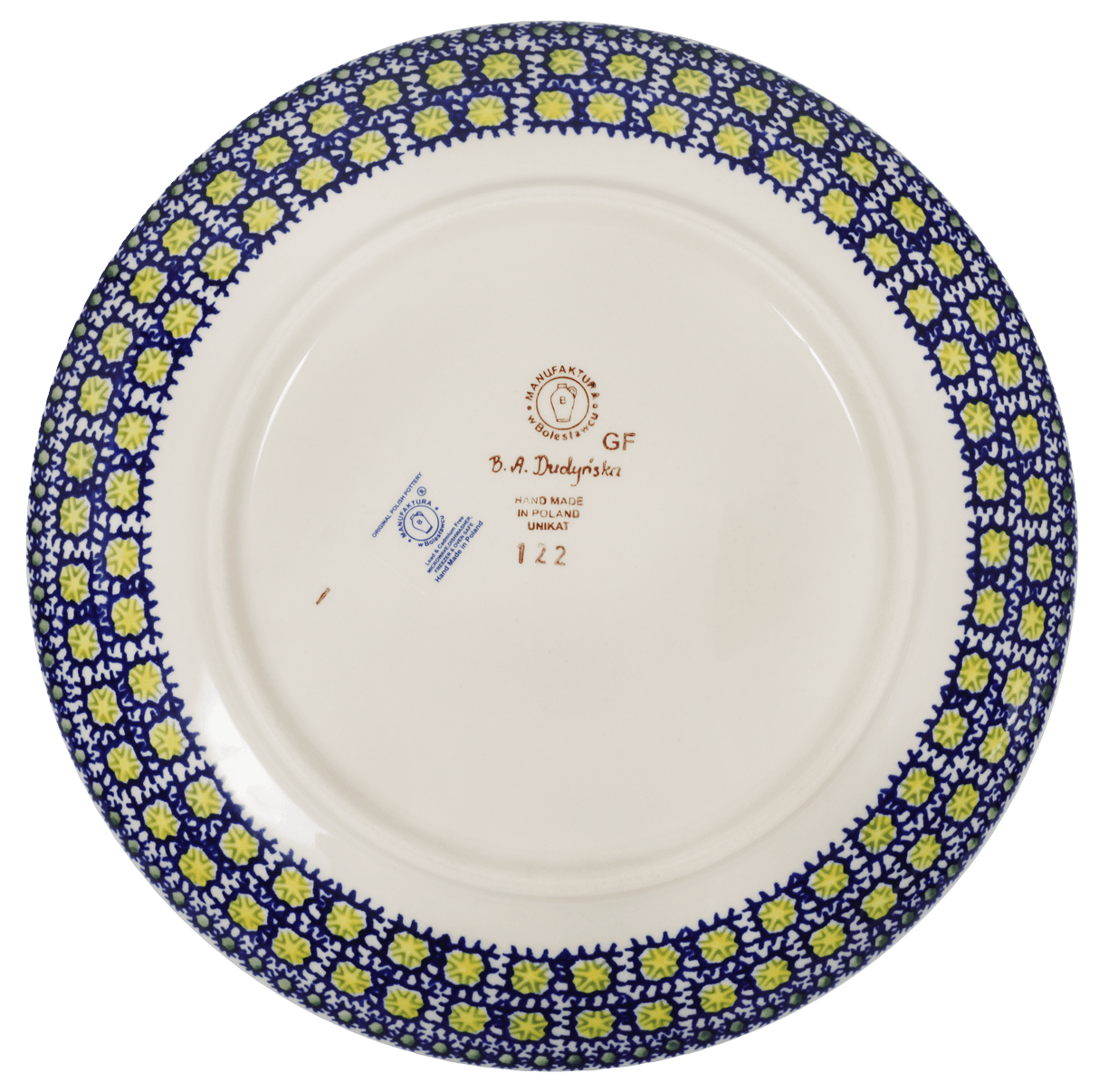 Plate, Round, Dinner, 10" in "Iris" by Manufaktura | T132S-BAM