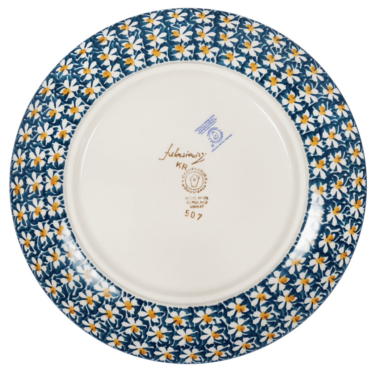 Plate, Round, Dinner, 10" in "Irish Spring" by Manufaktura | T132S-BIKW