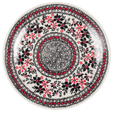 Plate, Round, Dinner, 10" in "Duet in Black & Red" by Manufaktura | T132S-DPCC