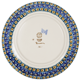 Polish Pottery 10" Dinner Plate (Olive Orchard) | T132S-DZ Additional Image at PolishPotteryOutlet.com