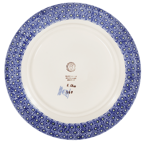 Plate, Round, Dinner, 10" in "Lily in the Grass" by Manufaktura | T132S-EO33