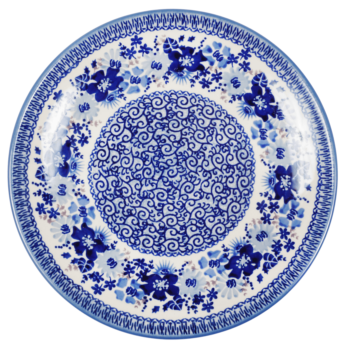 Blue Life Polish Pottery Plates
