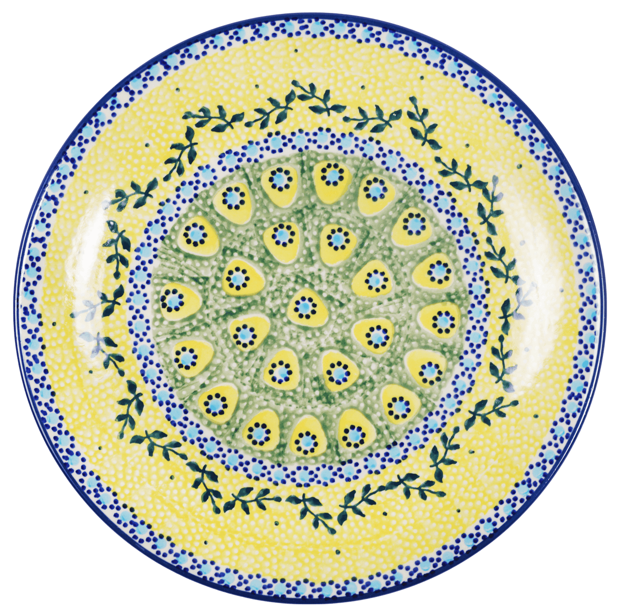 Plate, Round, Dinner, 10" in "Sunnyside Up" by Manufaktura | T132S-GAJ