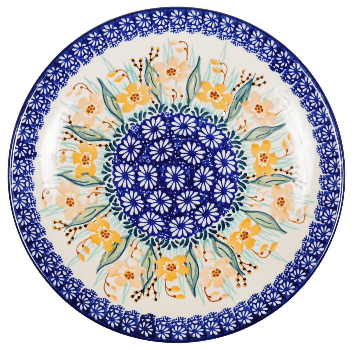 Plate, Round, Dinner, 10" in "Sun-Kissed Garden" by Manufaktura | T132S-GM15