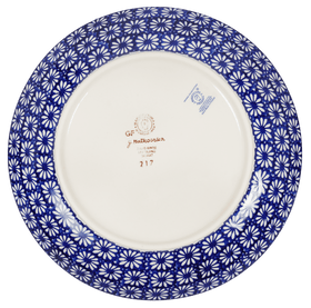 Polish Pottery 10" Dinner Plate (Sun-Kissed Garden) | T132S-GM15 Additional Image at PolishPotteryOutlet.com