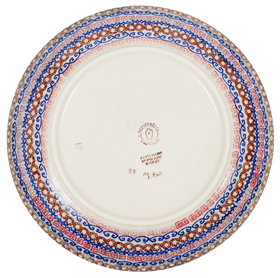Polish Pottery 10" Dinner Plate (Sweet Symphony) | T132S-IZ15 Additional Image at PolishPotteryOutlet.com