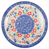 Plate, Round, Dinner, 10" in "Festive Flowers" by Manufaktura | T132S-IZ16