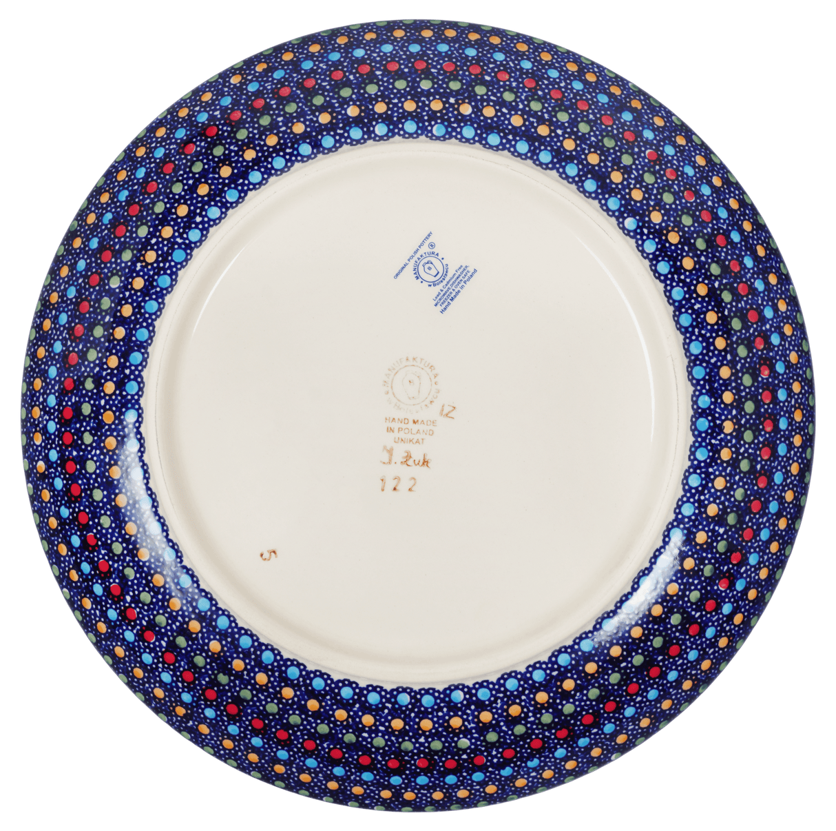 Plate, Round, Dinner, 10" in "Neon Lights" by Manufaktura | T132S-IZ20