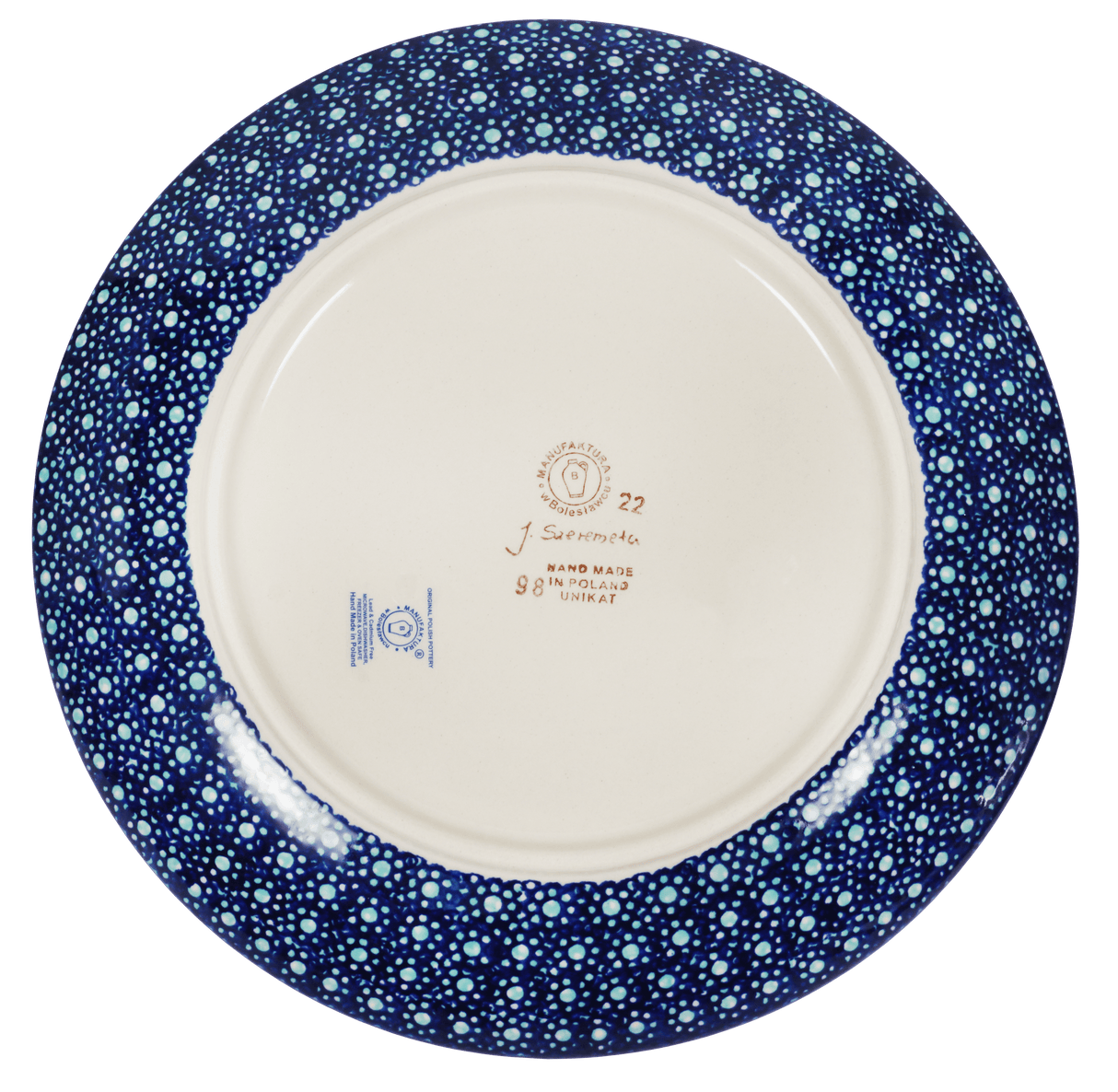 Plate, Round, Dinner, 10" in "Brilliant Bouquet" by Manufaktura | T132S-J113