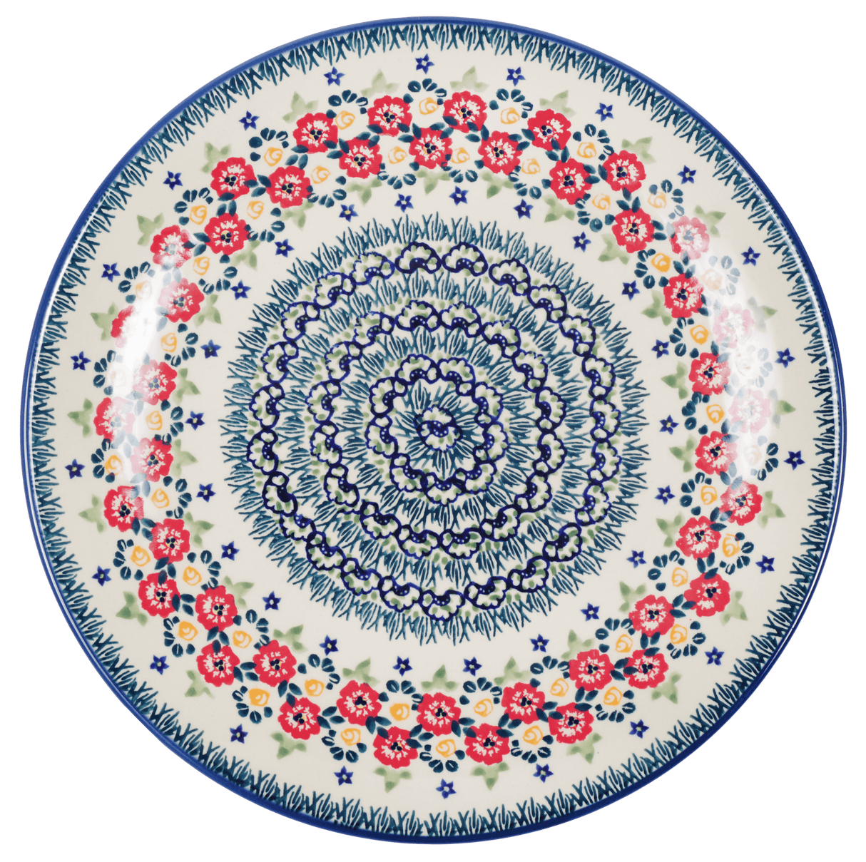 Plate, Round, Dinner, 10" in "Field of Dreams" by Manufaktura | T132S-JZ24