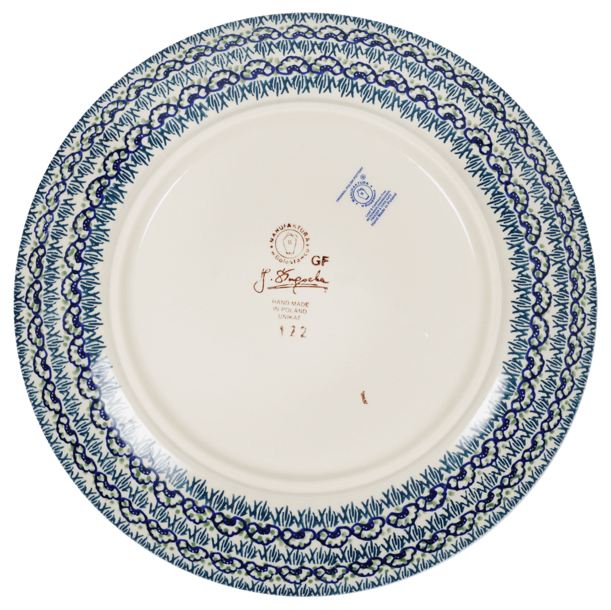 Plate, Round, Dinner, 10" in "Field of Dreams" by Manufaktura | T132S-JZ24