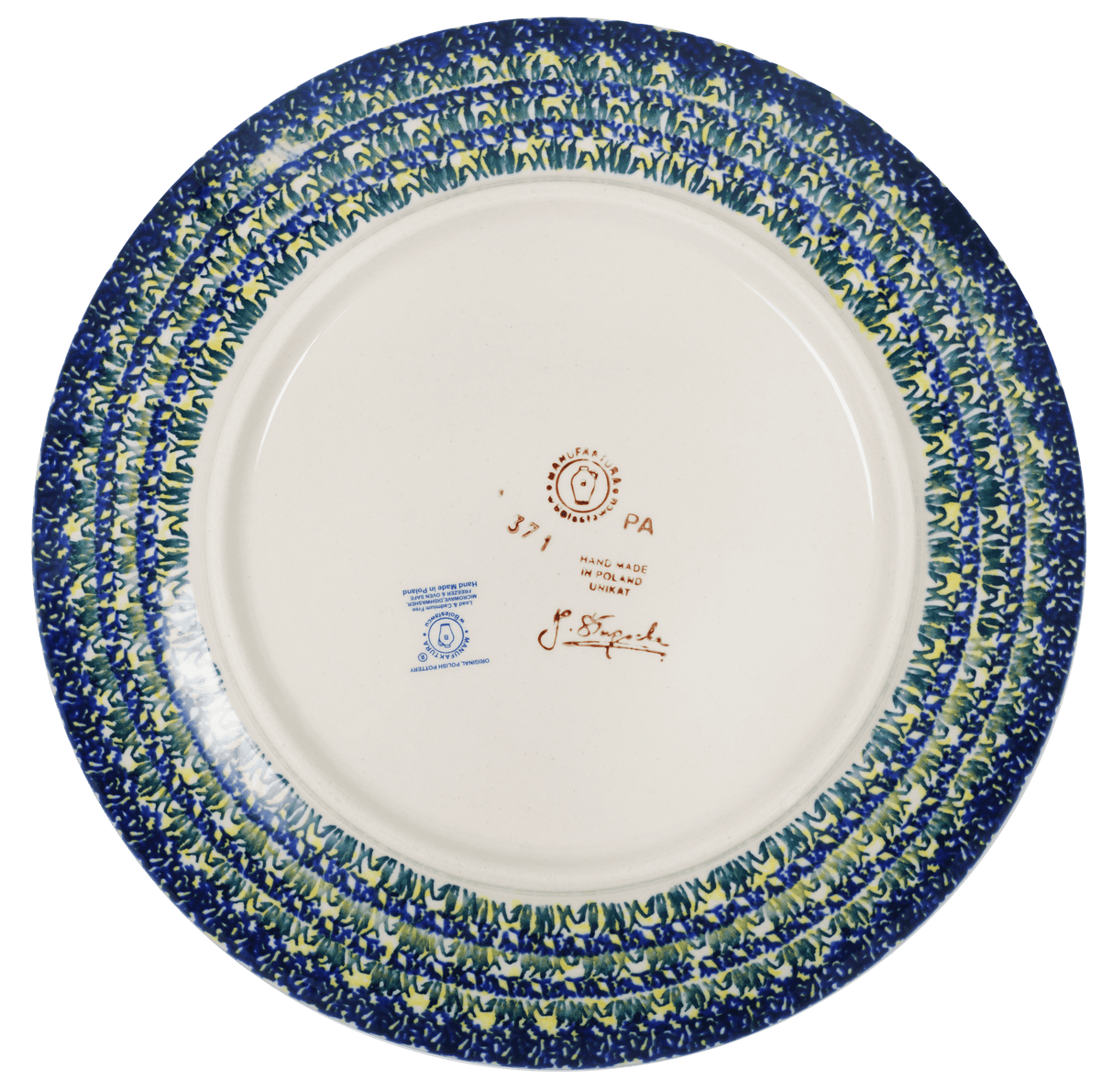 Plate, Round, Dinner, 10" in "Bundled Bouquets" by Manufaktura | T132S-JZ33