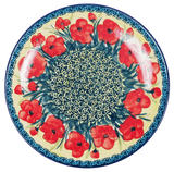 Plate, Round, Dinner, 10" in "Poppies in Bloom" by Manufaktura | T132S-JZ34