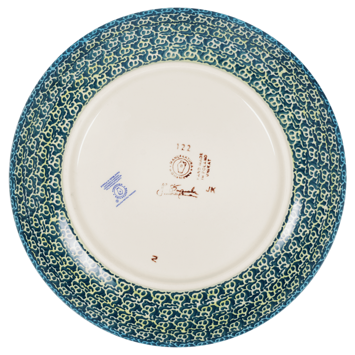 Plate, Round, Dinner, 10" in "Poppies in Bloom" by Manufaktura | T132S-JZ34