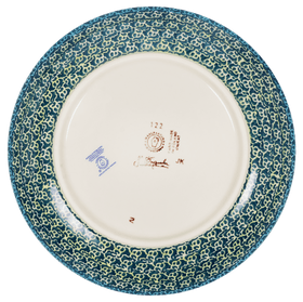 Polish Pottery 10" Dinner Plate (Poppies in Bloom) | T132S-JZ34 Additional Image at PolishPotteryOutlet.com