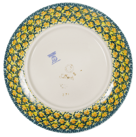 Plate, Round, Dinner, 10" in "Sunny Bouquet" by Manufaktura | T132S-JZ40