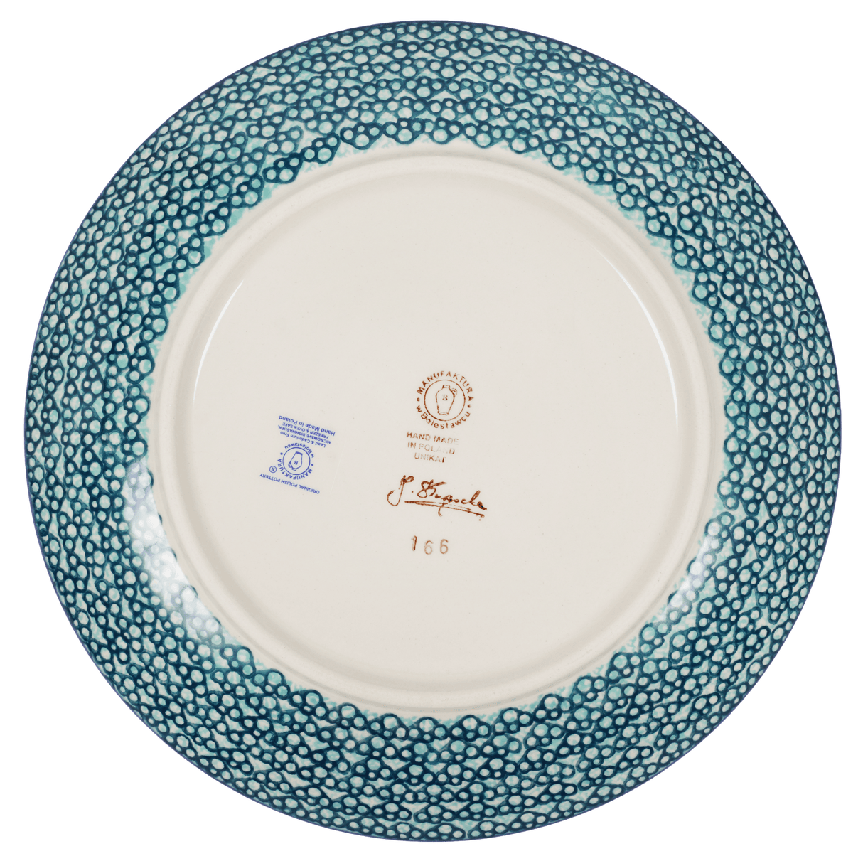 Plate, Round, Dinner, 10" in "Sunny Border" by Manufaktura | T132S-JZ41