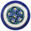 Polish Pottery 10" Dinner Plate (Pansies) | T132S-JZB at PolishPotteryOutlet.com